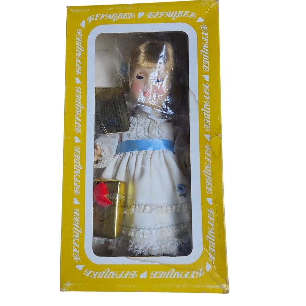 Vintage Effanbee Day By Day Doll Friday Child Doll 10" Sleepy Eyes Coquettte NIB